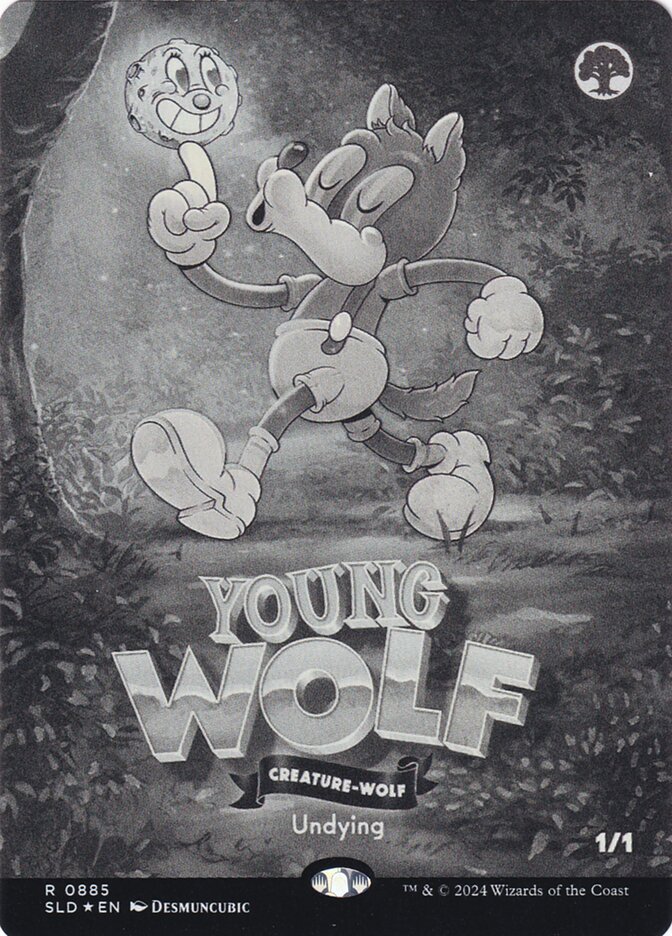 Young Wolf card front