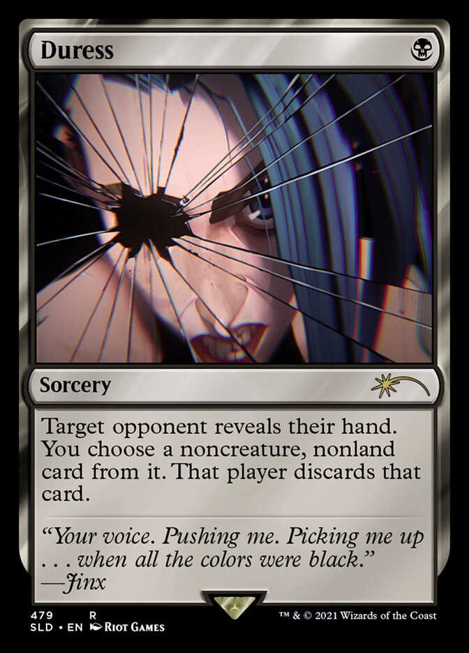 Duress card front