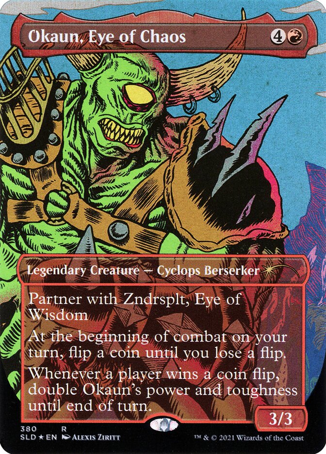 Okaun, Eye of Chaos card front