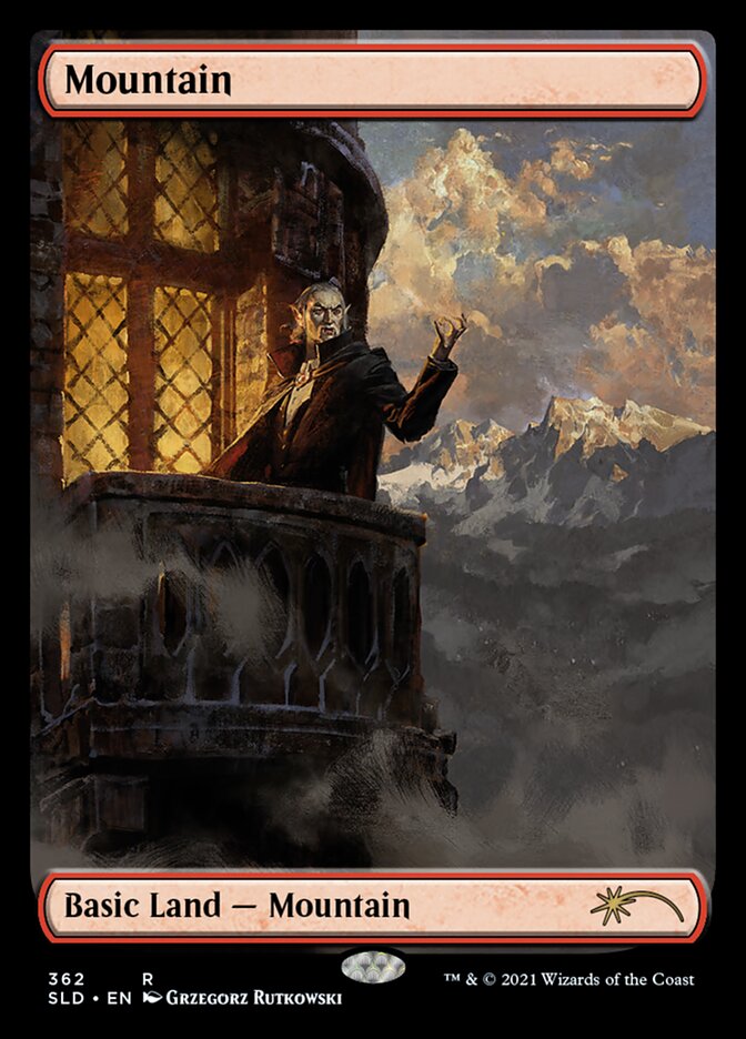 Mountain card front