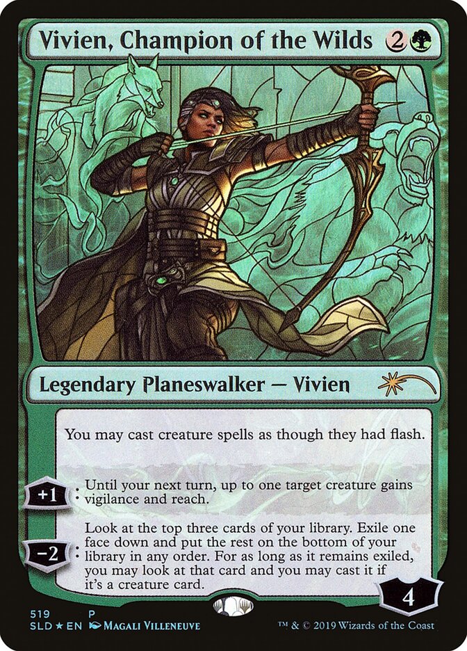 Vivien, Champion of the Wilds card front