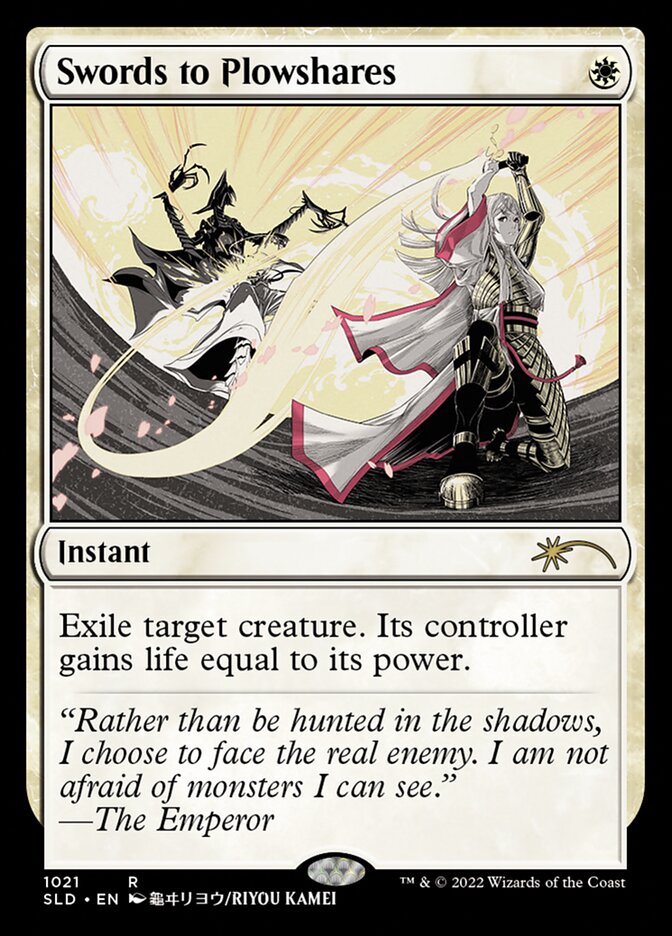 Swords to Plowshares card front