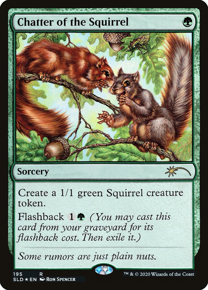 Chatter of the Squirrel card front