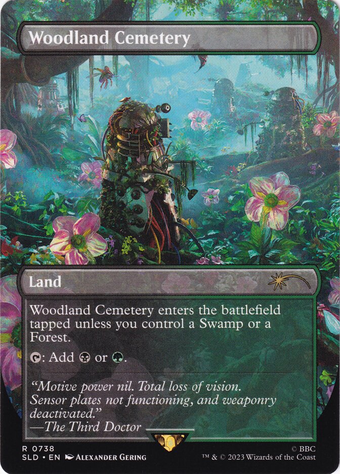 Woodland Cemetery card front