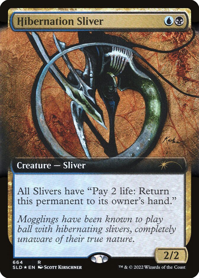 Hibernation Sliver card front