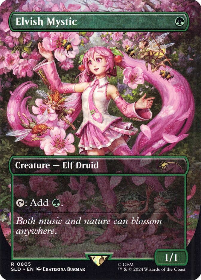 Elvish Mystic card front