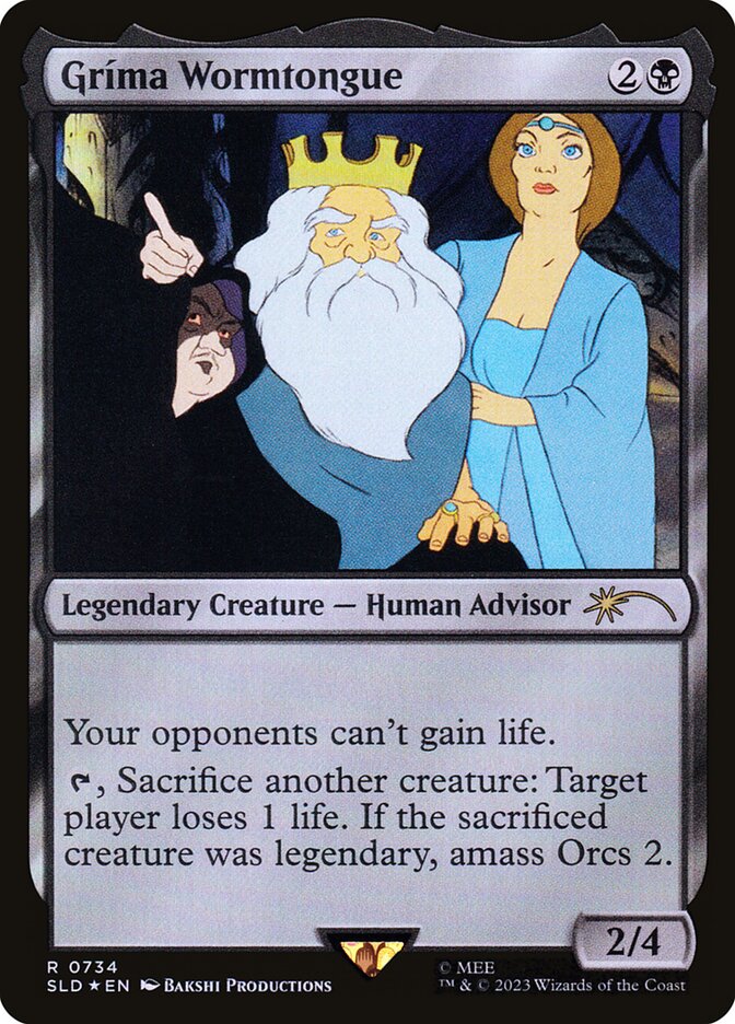 Gríma Wormtongue card front