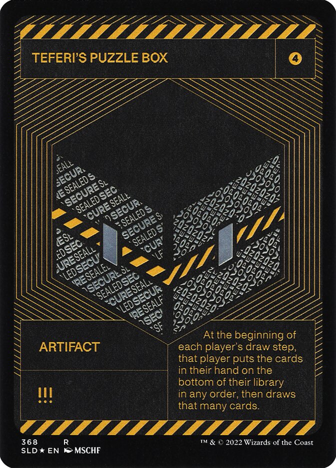 Teferi's Puzzle Box card front