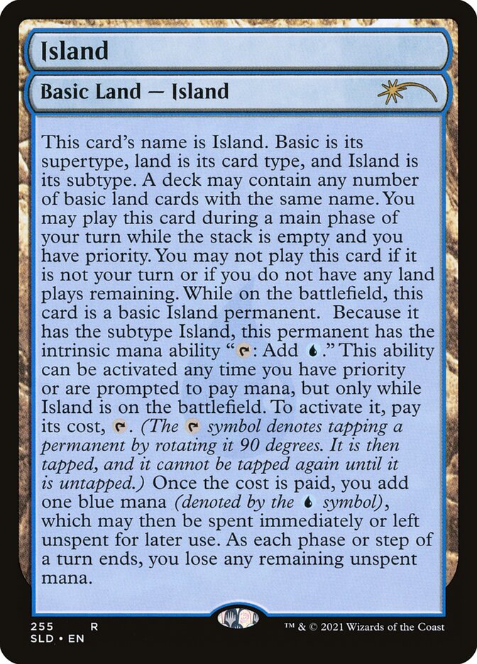 Island card front