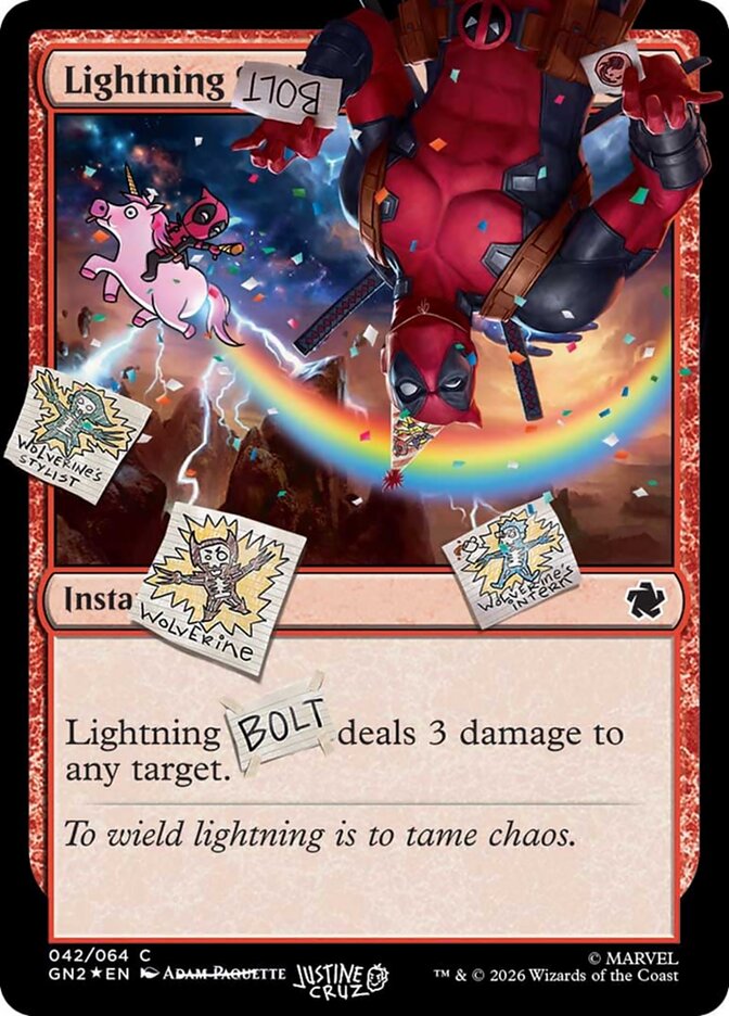 Lightning Bolt card front