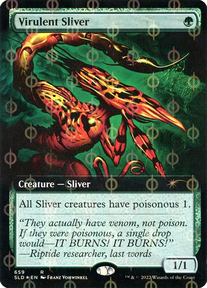 Virulent Sliver card front