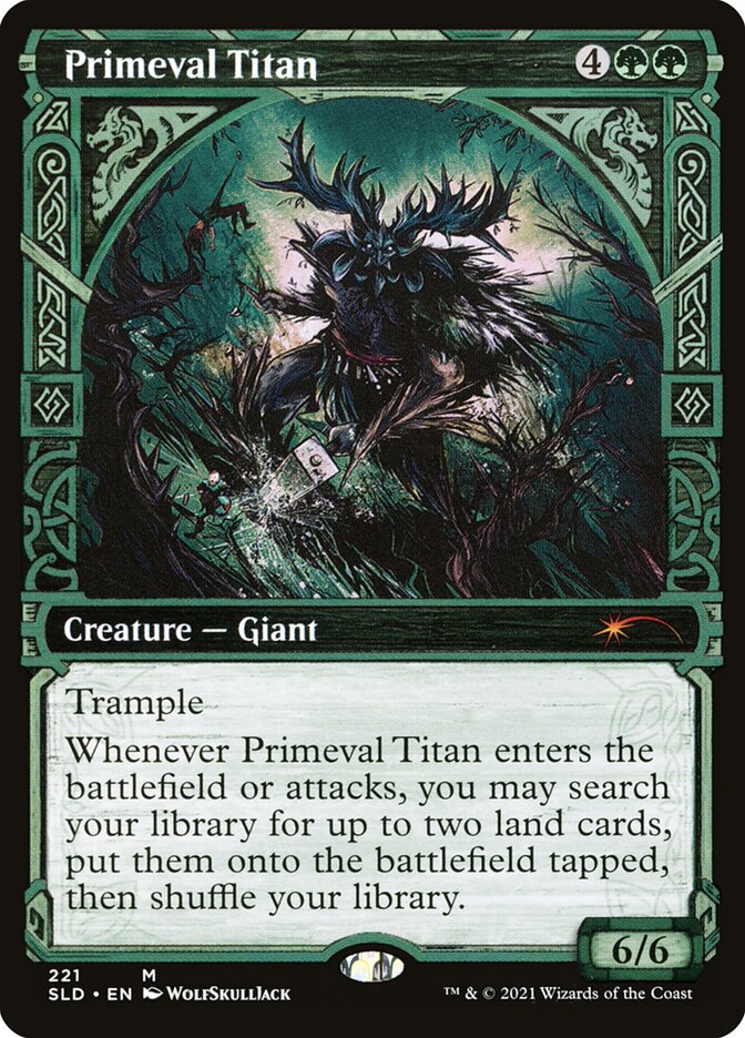 Primeval Titan card front
