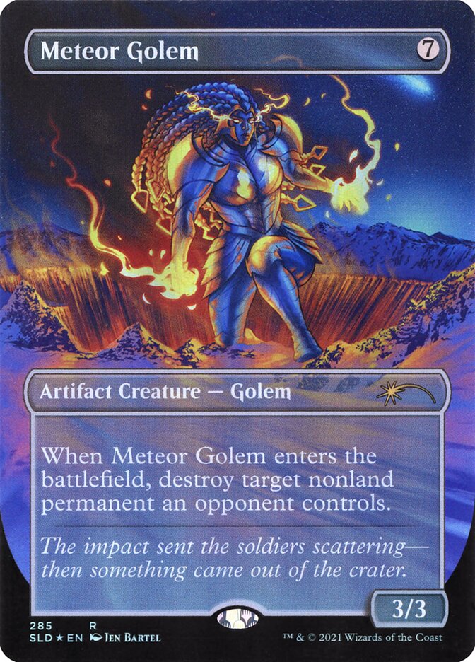 Meteor Golem card front