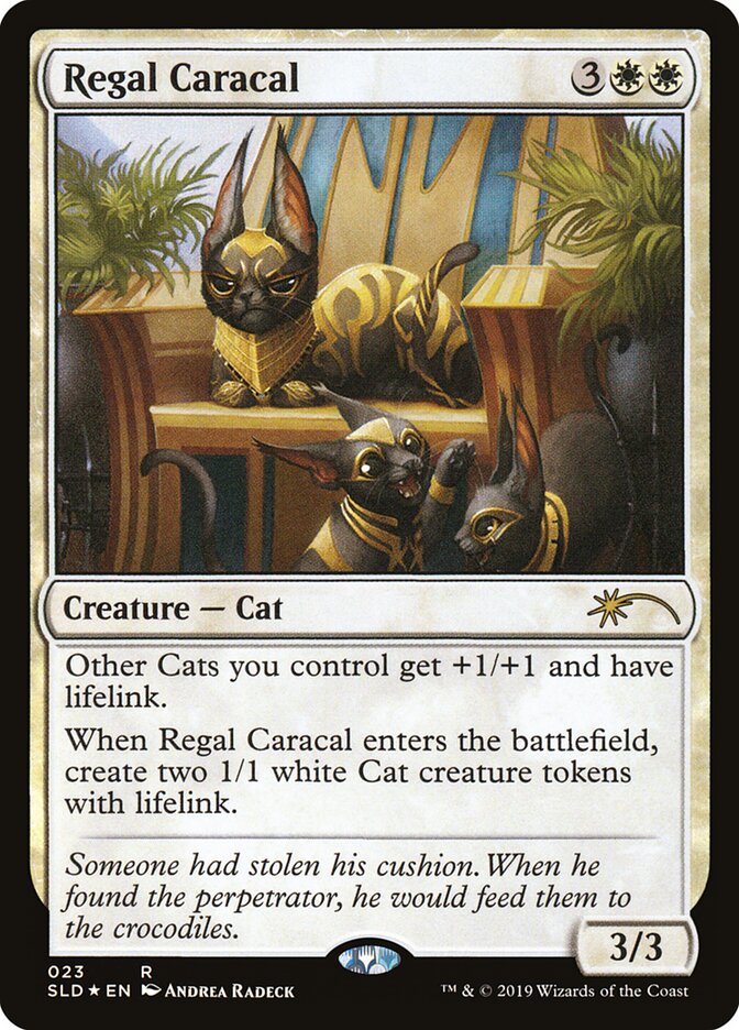 Regal Caracal card front