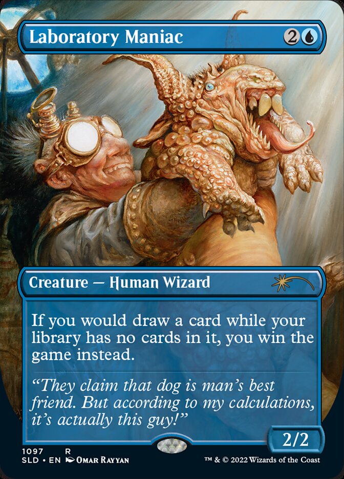 Laboratory Maniac card front