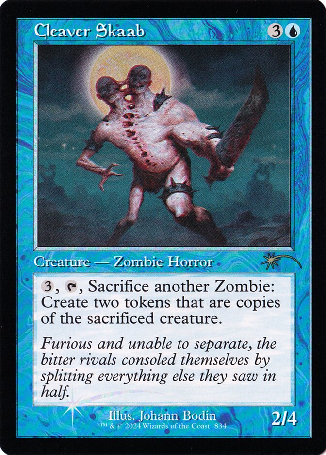 Cleaver Skaab card front