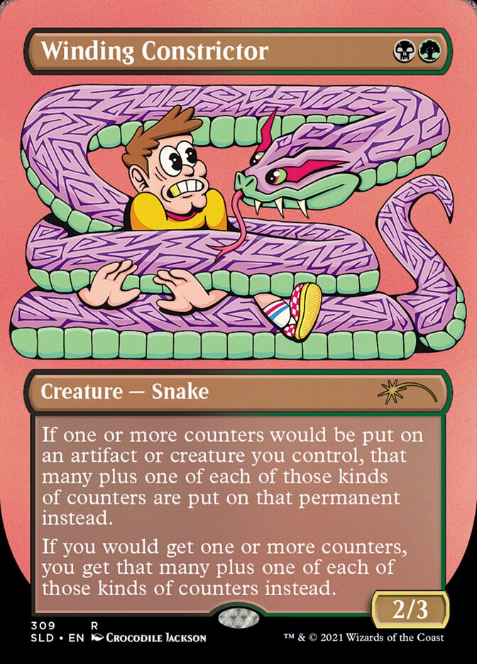 Winding Constrictor card front