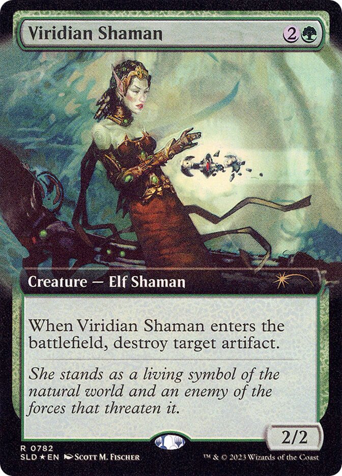 Viridian Shaman card front