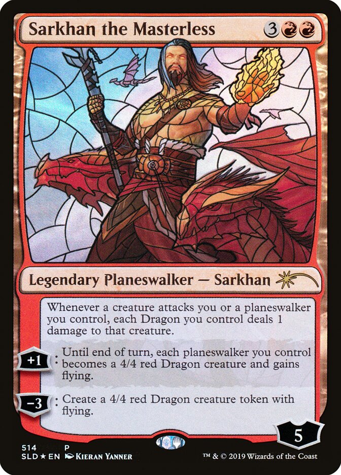 Sarkhan the Masterless card front