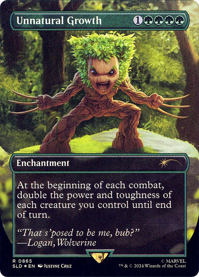 Unnatural Growth card front