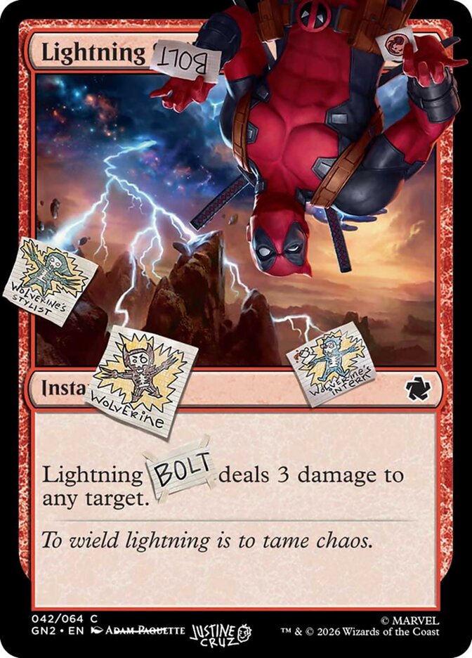 Lightning Bolt card front