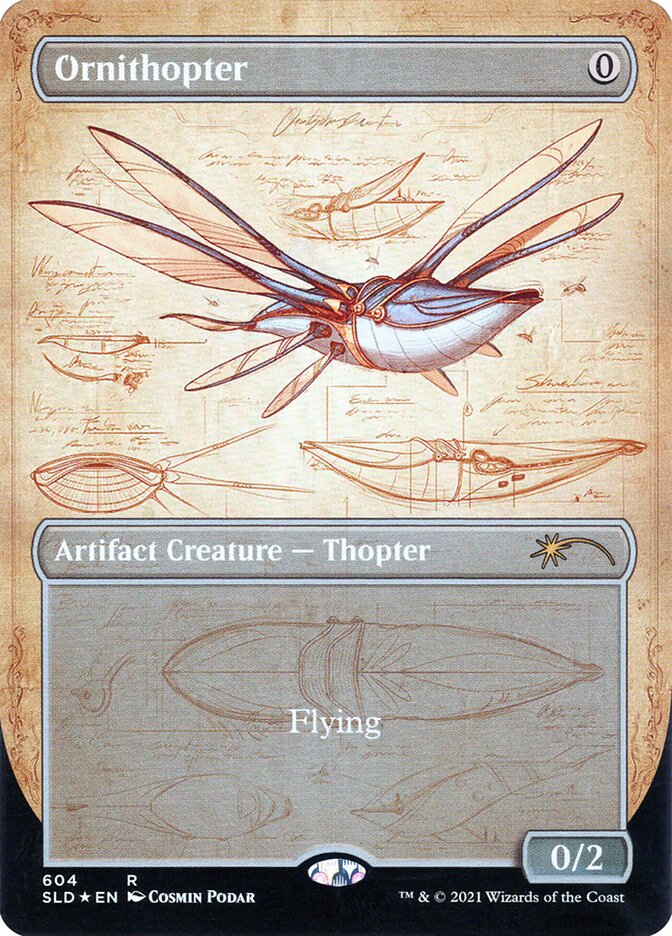 Ornithopter card front