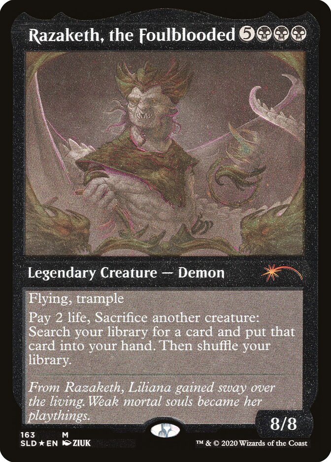 Razaketh, the Foulblooded card front