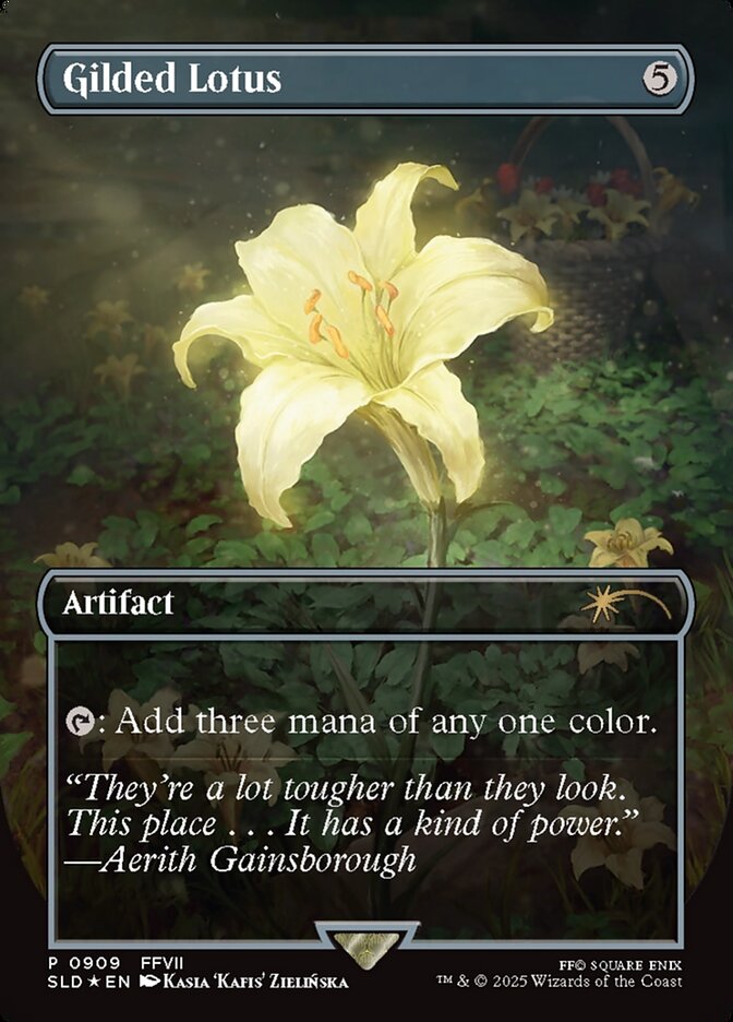 Gilded Lotus card front