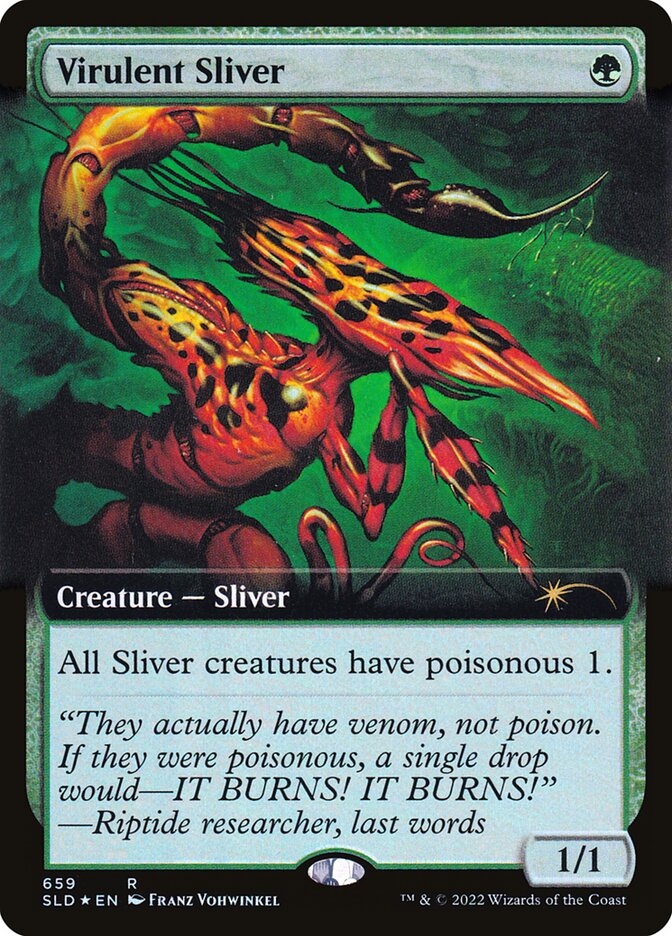 Virulent Sliver card front