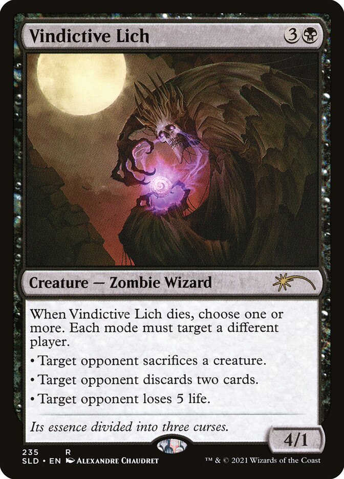Vindictive Lich card front