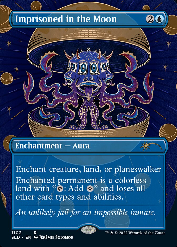 Imprisoned in the Moon card front