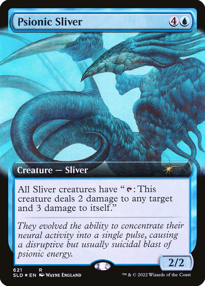 Psionic Sliver card front
