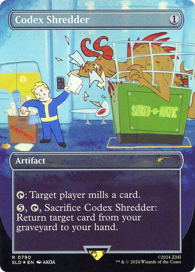 Codex Shredder card front