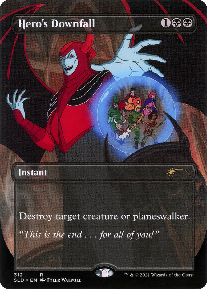 Hero's Downfall card front
