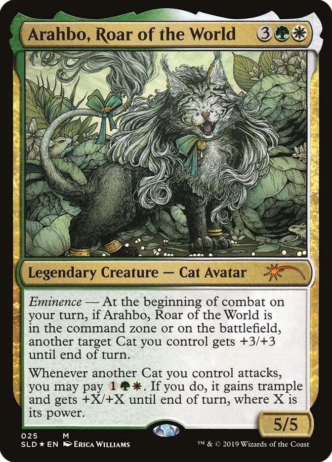 Arahbo, Roar of the World card front