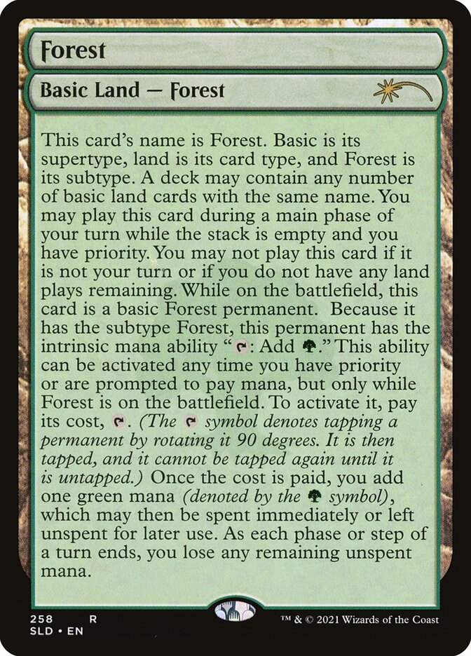 Forest card front