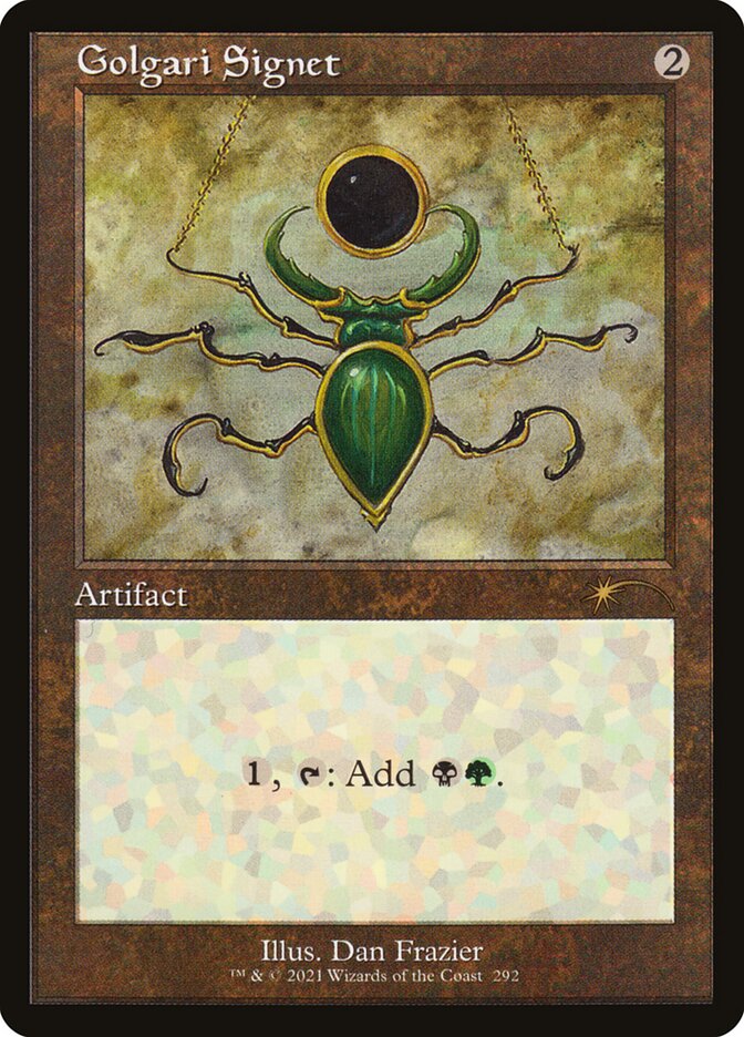 Golgari Signet card front