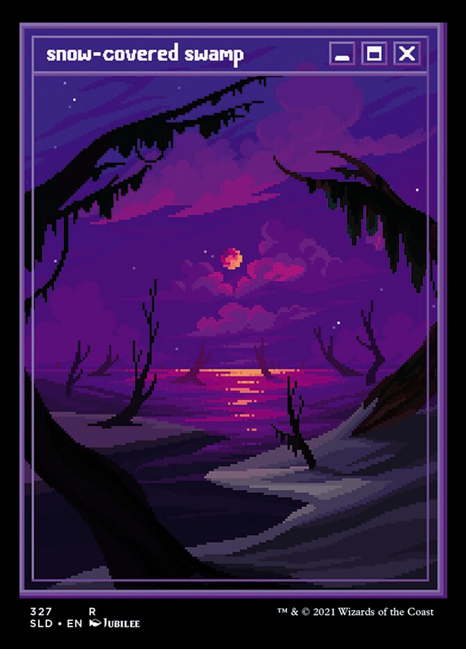Snow-Covered Swamp card front