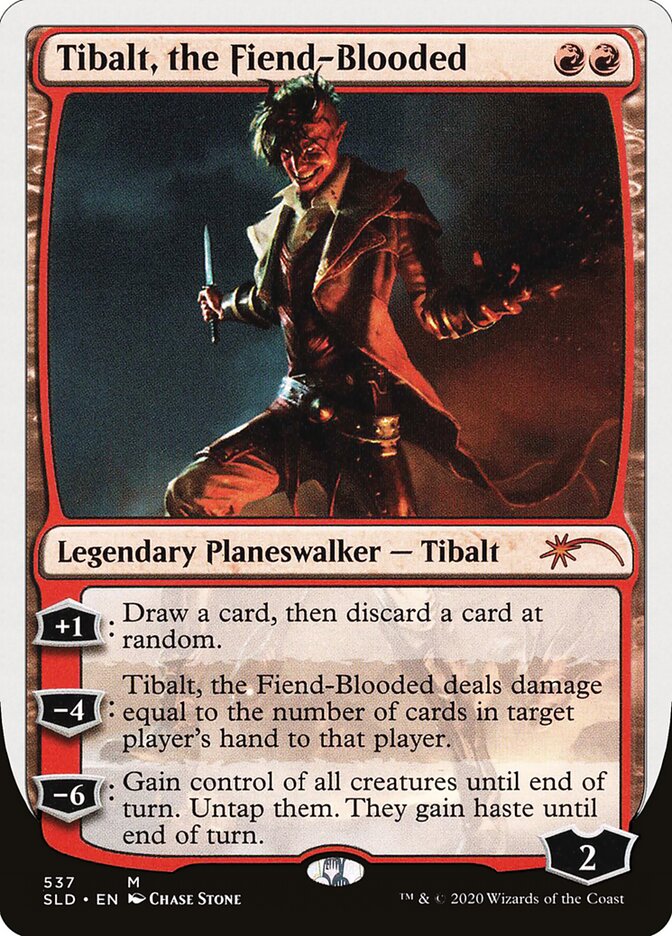 Tibalt, the Fiend-Blooded card front