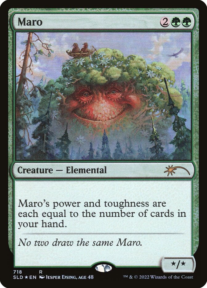 Maro card front
