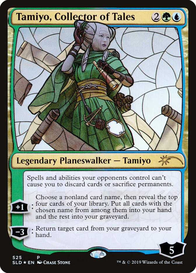 Tamiyo, Collector of Tales card front