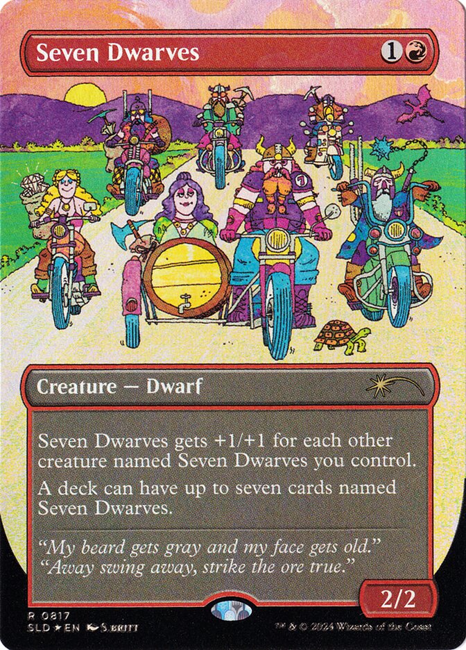 Seven Dwarves card front