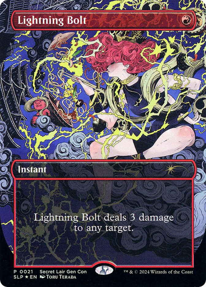 Lightning Bolt card front