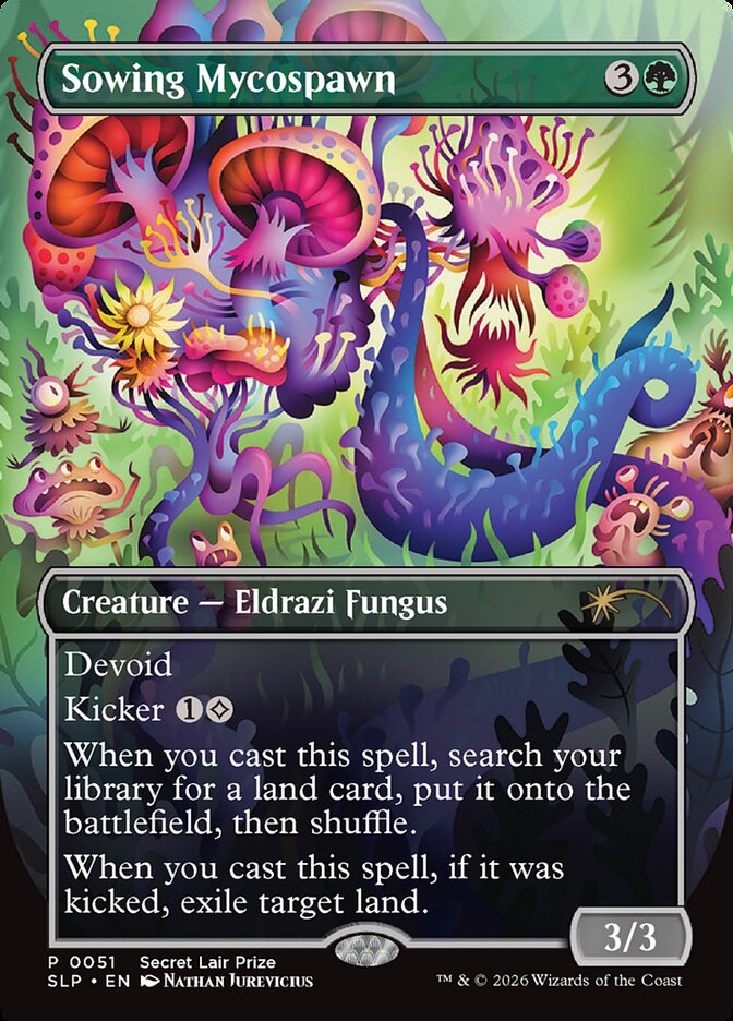 Sowing Mycospawn card front