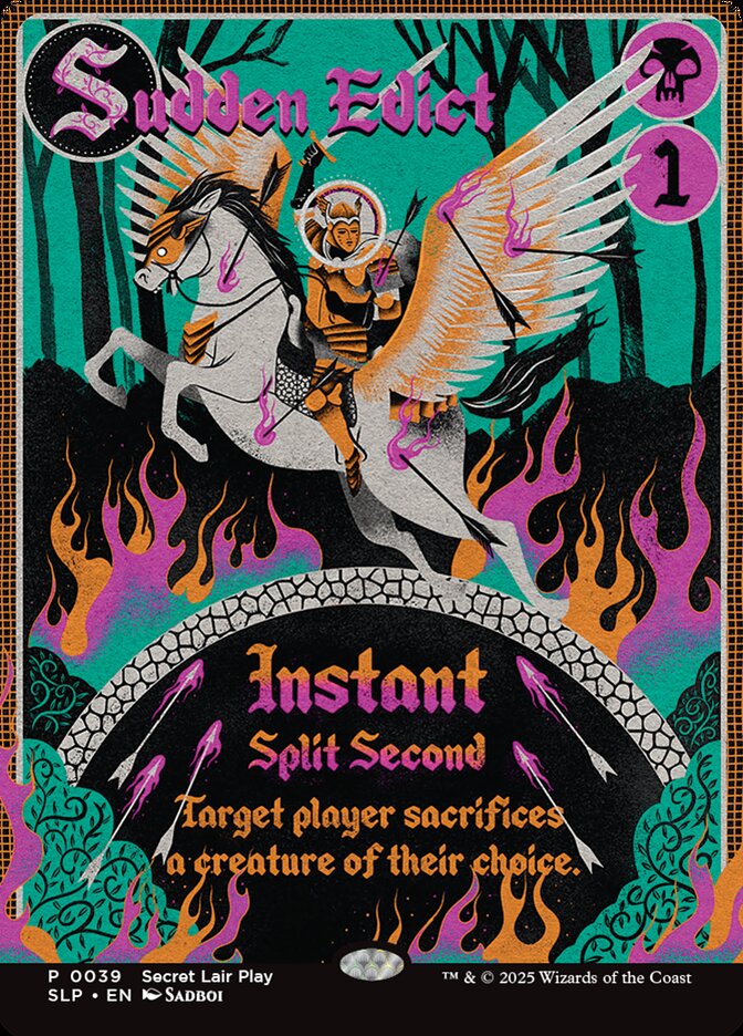 Sudden Edict card front