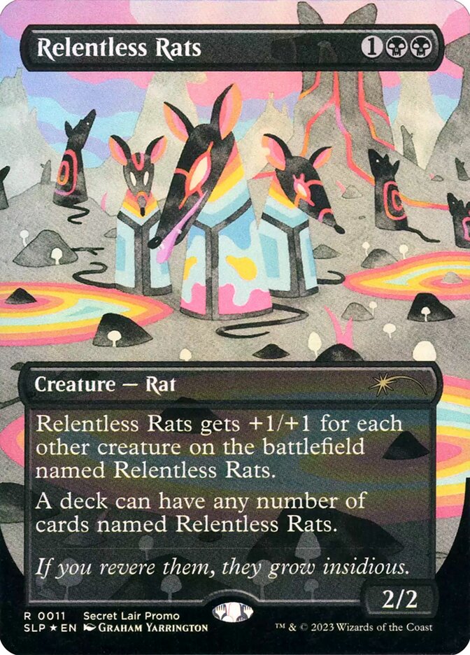 Relentless Rats card front