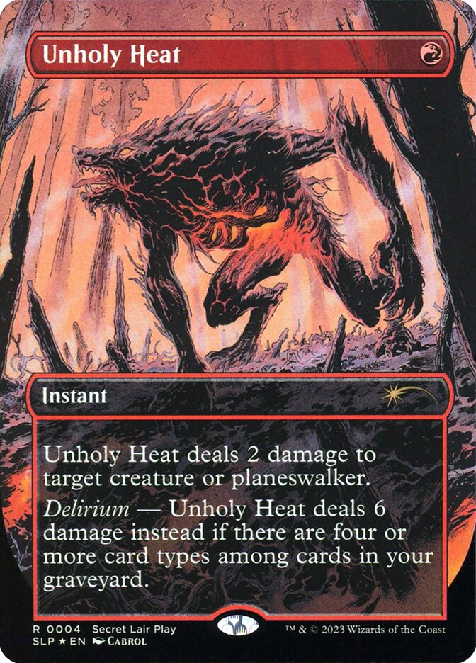 Unholy Heat card front