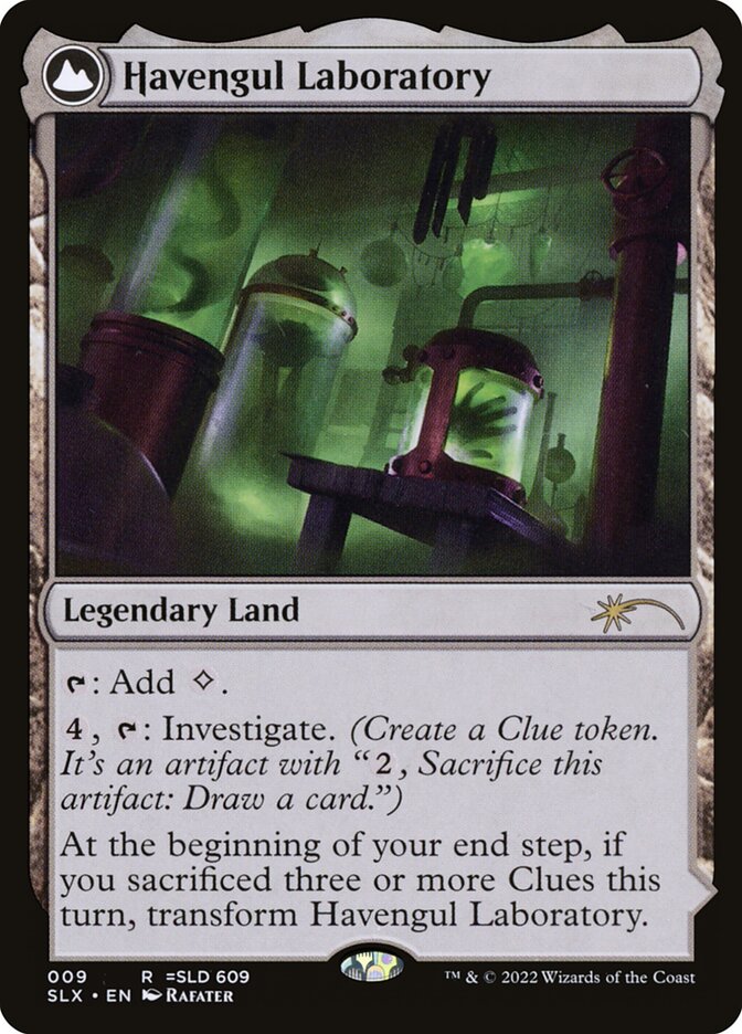 Havengul Laboratory card front
