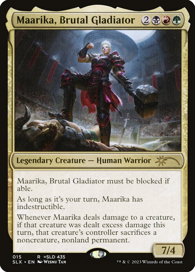 Maarika, Brutal Gladiator card front
