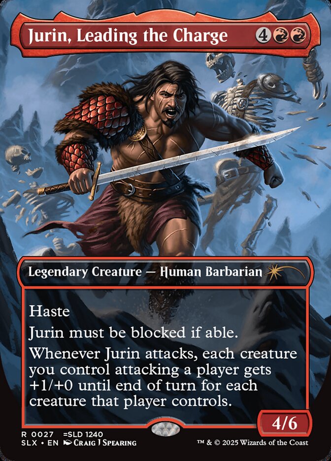 Jurin, Leading the Charge card front